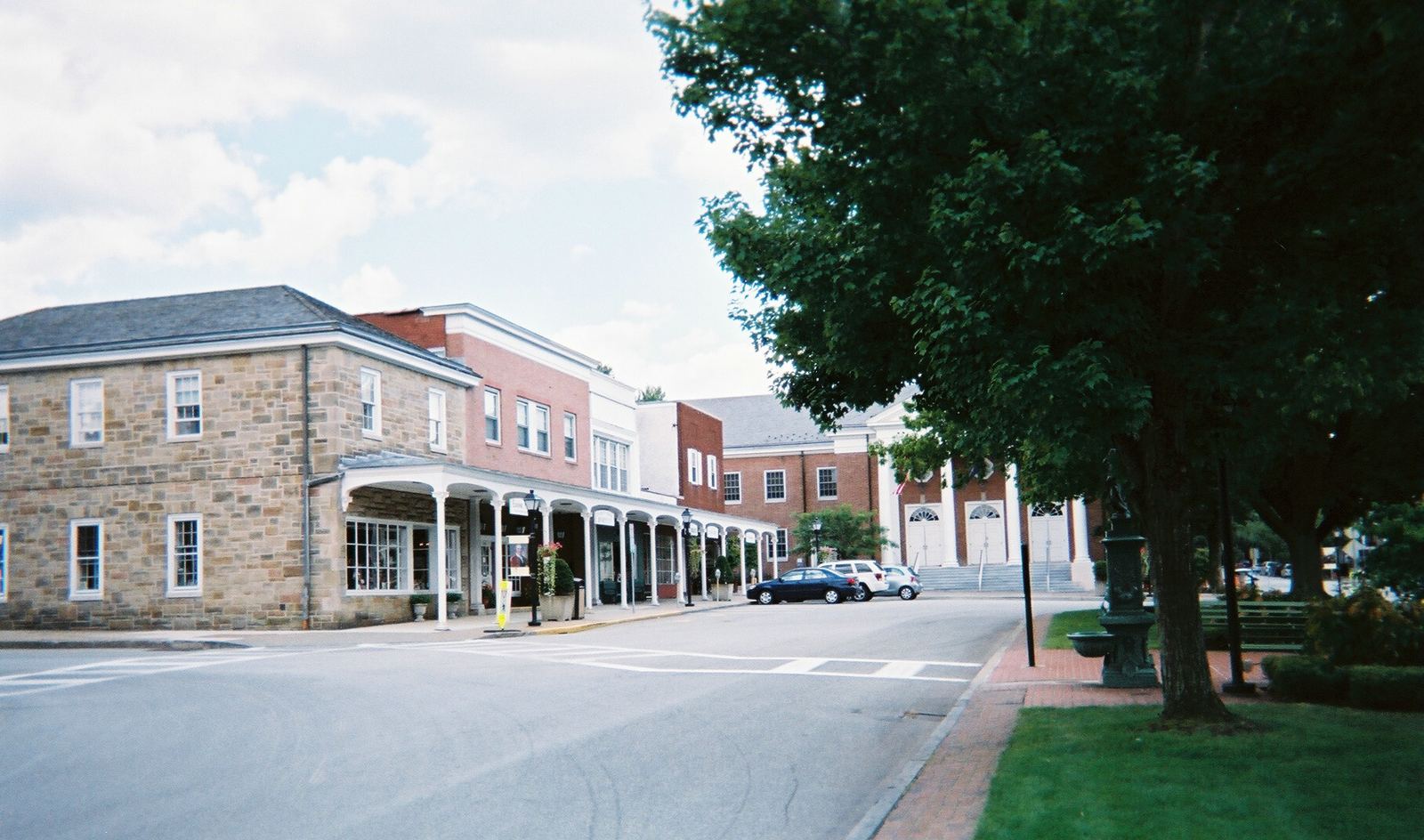 The Diamond in downtown Ligonier, Pennsylvania